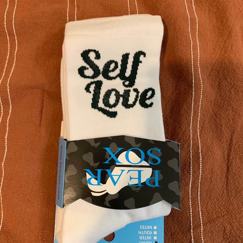 *NEW* Self-Love Adult Crew Socks
